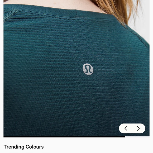 💚 Lululemon Pine Green Long Sleeve swiftly, tech top - Picture 5 of 7